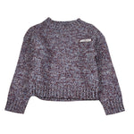 John Richmond Maglia tinta unita con Logo Viola per Bambina RGA26032MA VIOLA JOHN RICHMOND 