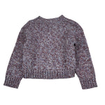 John Richmond Maglia tinta unita con Logo Viola per Bambina RGA26032MA VIOLA JOHN RICHMOND 