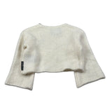 John Richmond Maglia Girocollo tinta unita Panna per Bambina RGA26039MA PANNA JOHN RICHMOND 