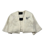 John Richmond Set Cardigan E Top tinta unita Panna per Bambino RGA26040TW PANNA JOHN RICHMOND 
