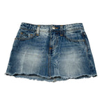 John Richmond Gonna In Denim tinta unita Xon Logo Azzurro per Bambina RGA26050GO AZZURRO JOHN RICHMOND 