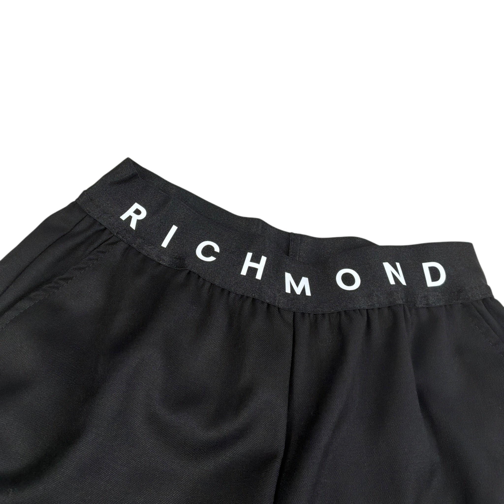 John Richmond Pantalone tinta unita Modello Palazzo Nero per Bambina RGA26055PA NERO JOHN RICHMOND 