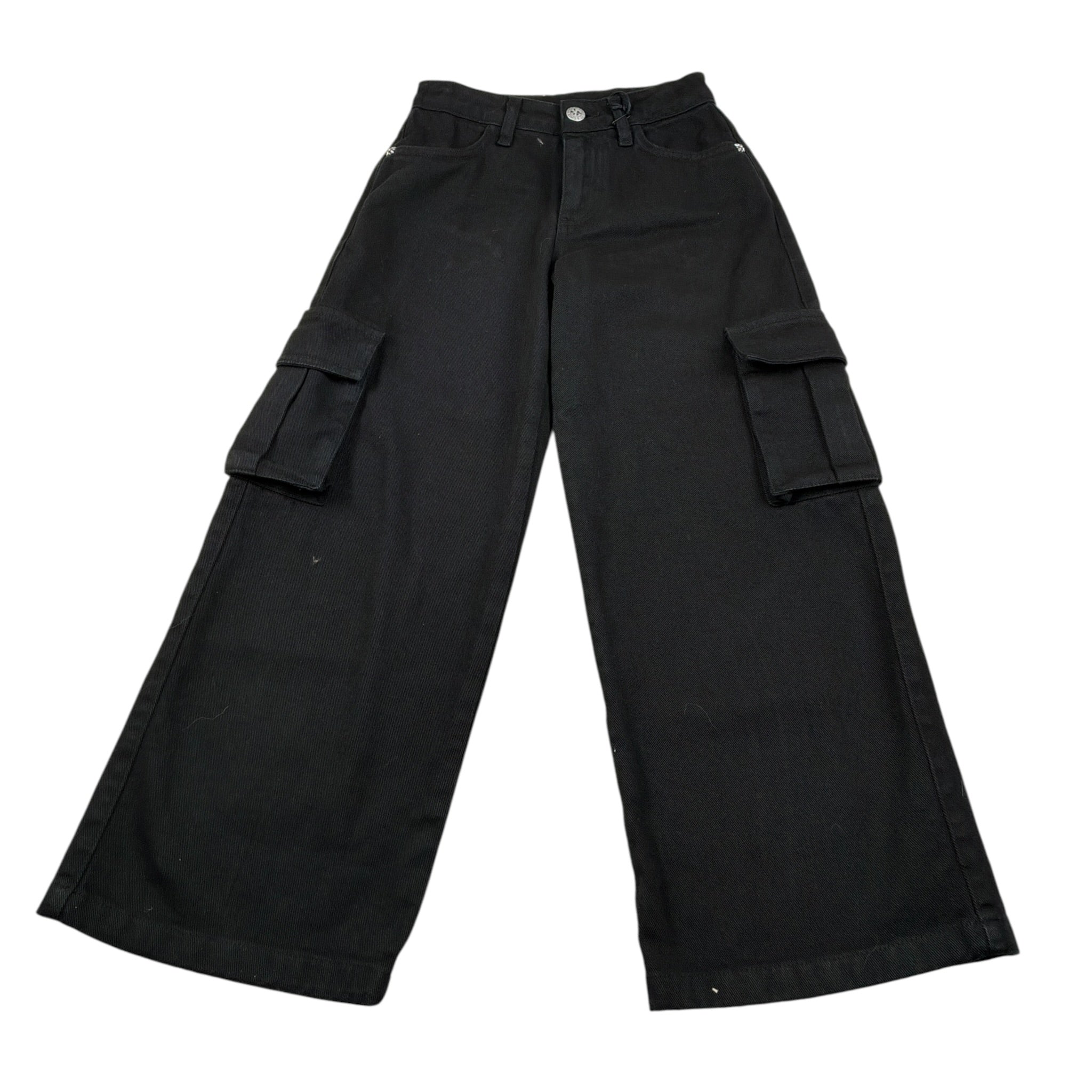 John Richmond Jeans tinta unita Modello Palazzo Nero per Bambina RGA26074PA NERO JOHN RICHMOND 