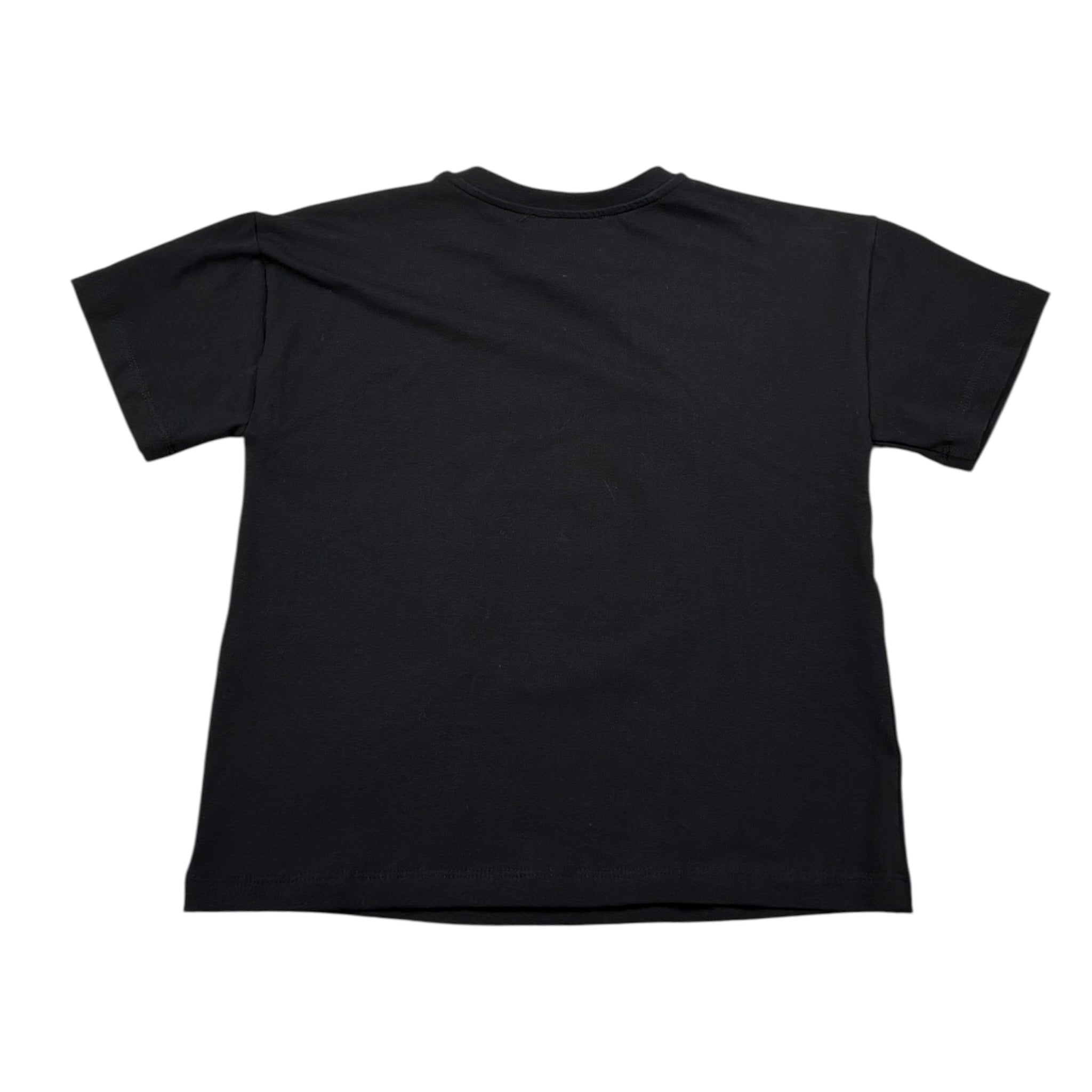 John Richmond T-Shirt tinta unita con Brillantini Nero per Bambina RGA26077TS NERO JOHN RICHMOND 