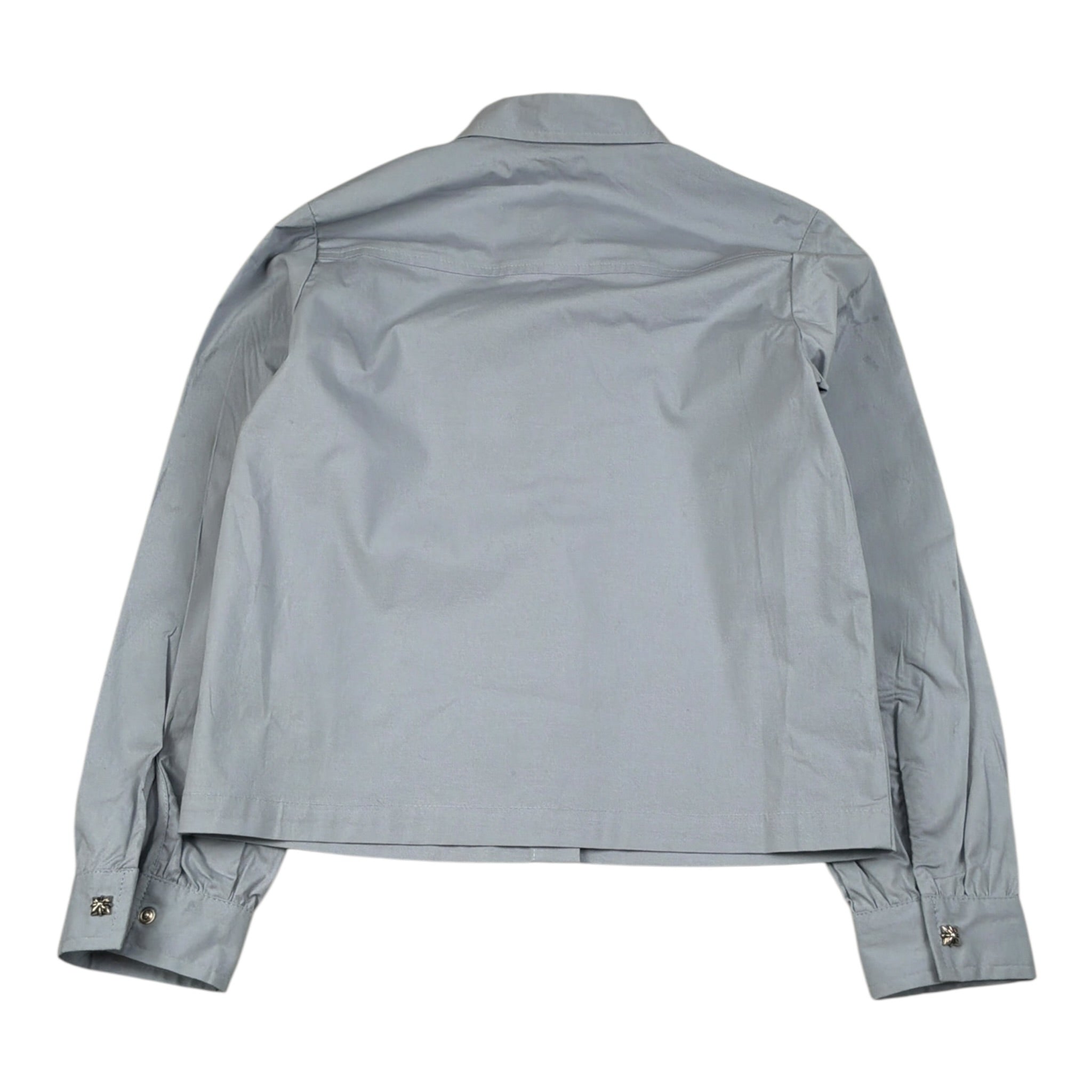 John Richmond Camicia tinta unita con Stampa Azzurro per Bambina RGA26078CA AZZURRO JOHN RICHMOND 
