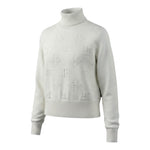 John Richmond Maglia tinta unita Collo Alto Bianco per Bambina RGA26088MA BIANCO JOHN RICHMOND 