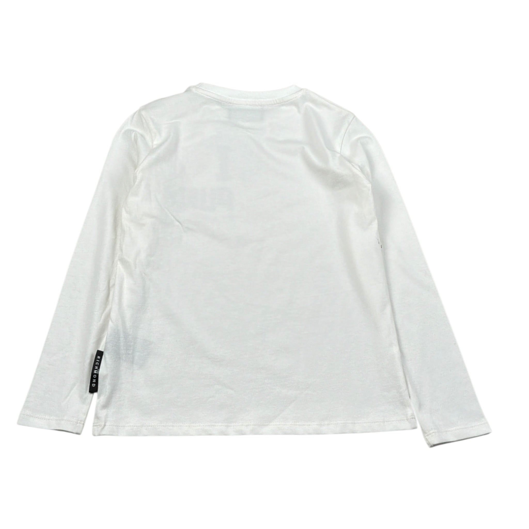 John Richmond Shirt tinta unita con Brillantini Bianco per Bambina RGA26092TS BIANCO JOHN RICHMOND 
