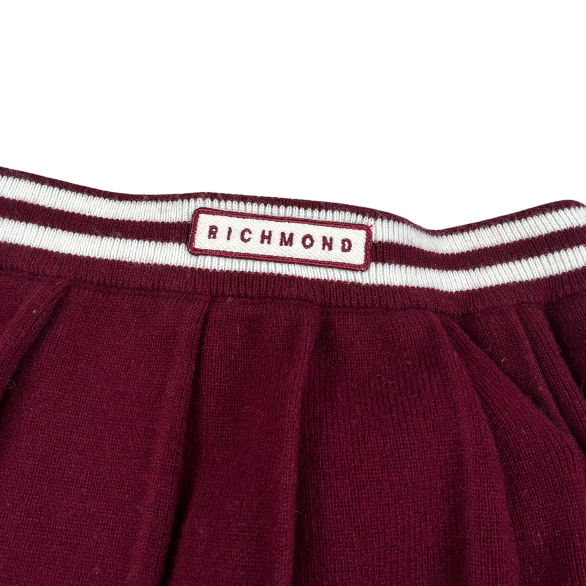 John Richmond Gonna tinta unita con Elastico In Vita Bordeaux per Bambina RGA26102GO BORDEAUX JOHN RICHMOND 