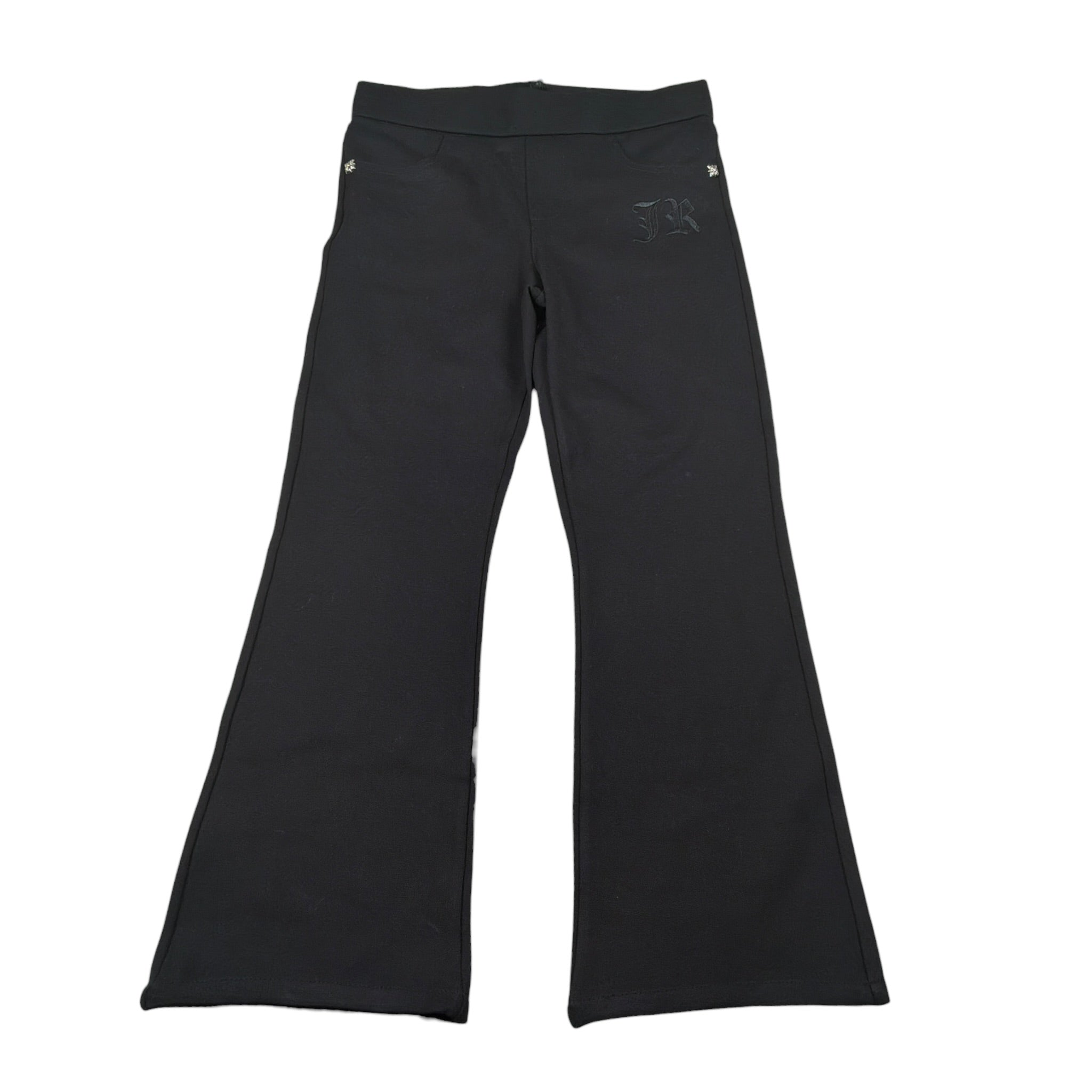 John Richmond Leggins tinta unita Modello Zampa Nero per Bambina RGA26104LE NERO JOHN RICHMOND 