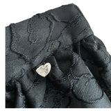 John Richmond Gonna tinta unita con Ricami Nero per Bambina RGA2611560 NERO JOHN RICHMOND 