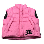 John Richmond Smanicato tinta unita con Logo Rosa per Bambina RGA26124PI ROSA JOHN RICHMOND 