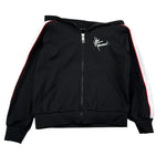 John Richmond Felpa tinta unita con Zip E Cappuccio Nero per Bambina RGA26177FE NERO JOHN RICHMOND 