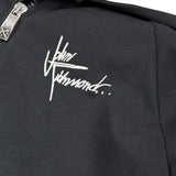 John Richmond Felpa tinta unita con Zip E Cappuccio Nero per Bambina RGA26177FE NERO JOHN RICHMOND 