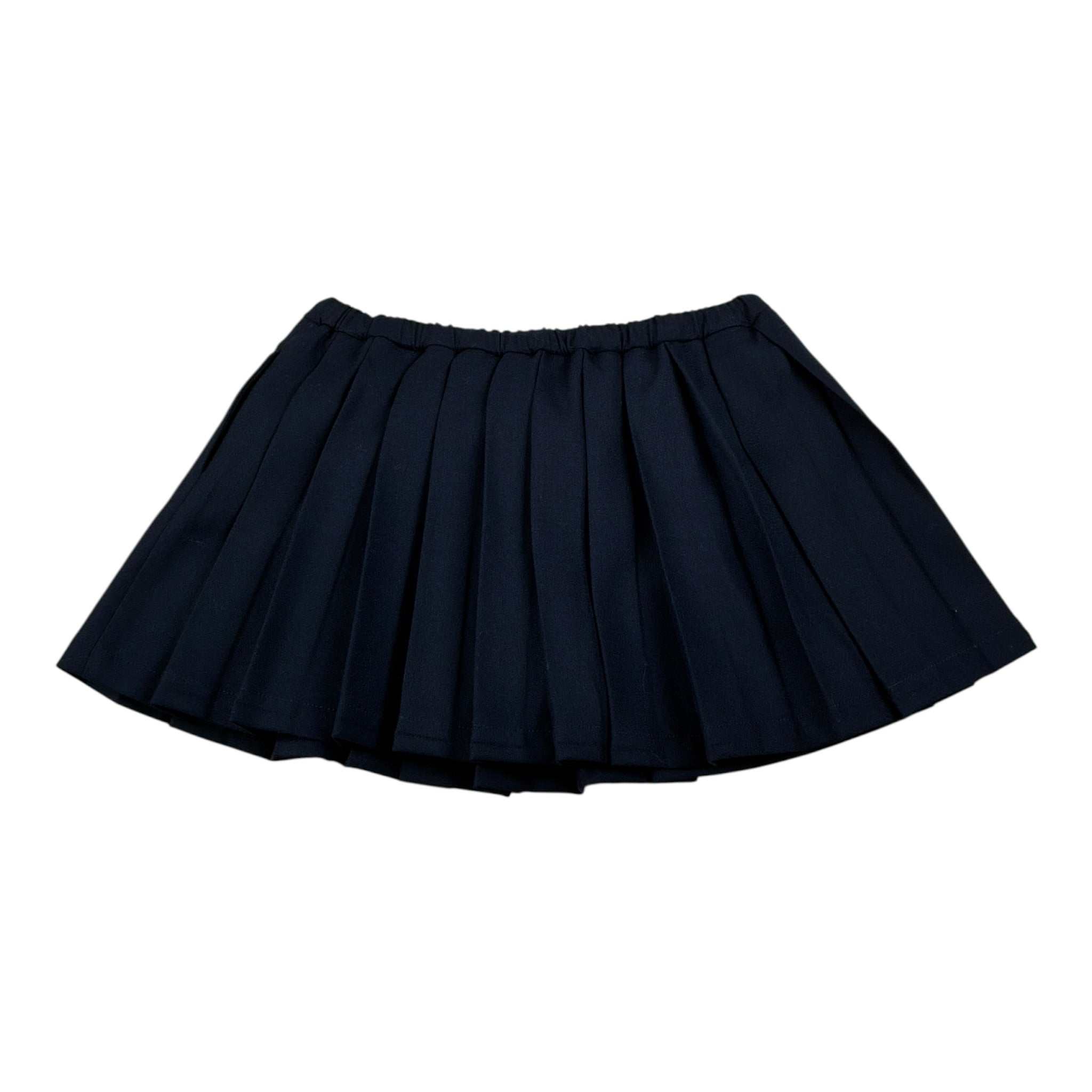 John Richmond Gonna tinta unita con Elastico In Vita Blu per Bambina RGA26182GO BLU JOHN RICHMOND 