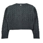 John Richmond Cardigan tinta unita Grigio per Bambina RGA26184CD GRIGIO JOHN RICHMOND 