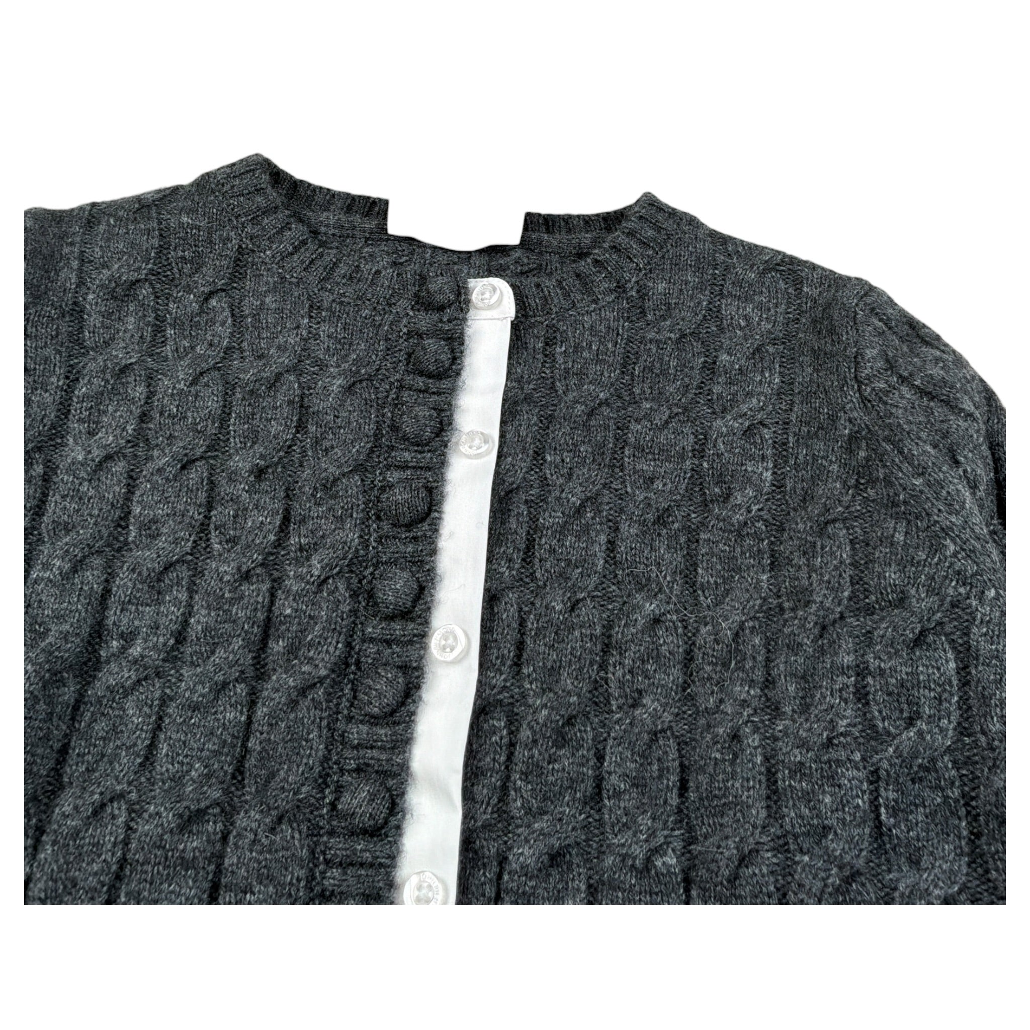John Richmond Cardigan tinta unita Grigio per Bambina RGA26184CD GRIGIO JOHN RICHMOND 
