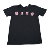 John Richmond T-Shirt Girocollo tinta unita con Stampa Nero per Bambina RGA26186TS NERO JOHN RICHMOND 