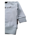 John Richmond Felpa Chiusa Girocollo tinta unita con Logo Azzurro per Neonato RIA25003CFF AZZURRO JOHN RICHMOND 