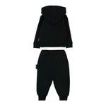 John Richmond Completo 2Pz Felpa-Pantalone tinta unita Nero per Neonato RIA25007CF NERO JOHN RICHMOND 
