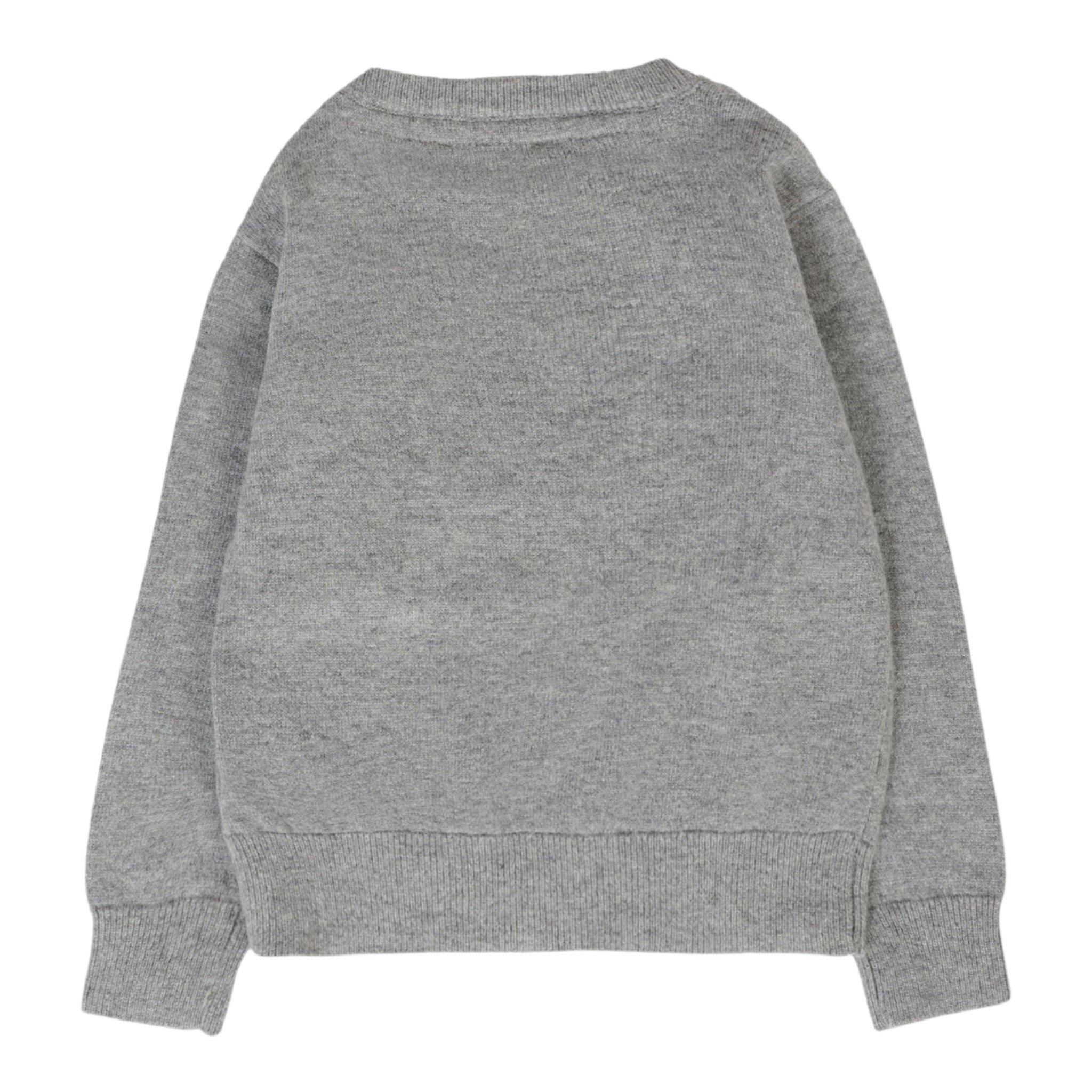 John Richmond Maglia Girocollo tinta unita con Logo Grigio per Neonato RIA25009MA GRIGIO JOHN RICHMOND 