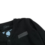 John Richmond Cardigan tinta unita con Logo Nero per Neonato RIA25010CD NERO JOHN RICHMOND 