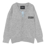 John Richmond Cardigan tinta unita con Logo Grigio per Neonato RIA25010CDX GRIGIO JOHN RICHMOND 