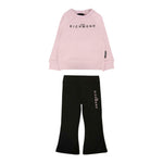 John Richmond Completo 2 Pezzi Felpa-Leggins Rosa/Nero per Neonata RIA25017CFX ROSA/NERO JOHN RICHMOND 