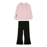John Richmond Completo 2 Pezzi Felpa-Leggins Rosa/Nero per Neonata RIA25017CFX ROSA/NERO JOHN RICHMOND 