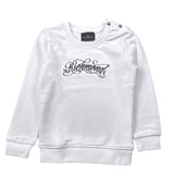 John Richmond Felpa Girocollo tinta unita con Stampa Bianco per Bambino RIA25031FEJ BIANCO JOHN RICHMOND 
