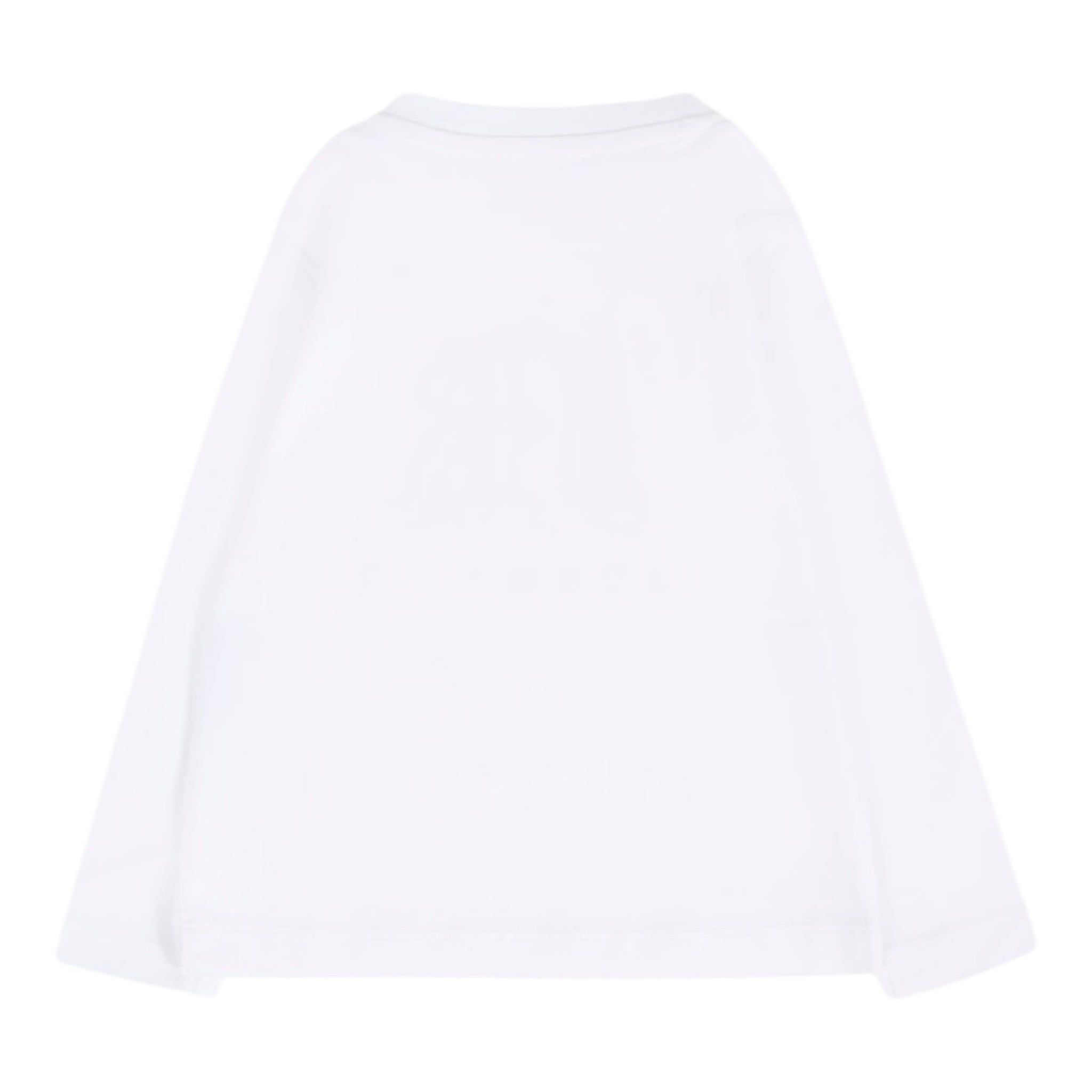 John Richmond Shirt Girocollo tinta unita con Stampa Bianco per Neonato RIA25035TS BIANCO JOHN RICHMOND 