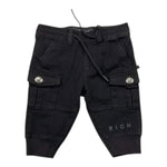 John Richmond Pantalone tinta unita con Elastico In Vita Nero per Neonato RIA25042PAX NERO JOHN RICHMOND 