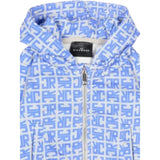 John Richmond Felpa con Zip E Cappuccio Bicolore Azzurro per Neonato RIA25047FEX AZZURRO JOHN RICHMOND 