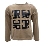 John Richmond Shirt tinta unita con Stampa Marrone per Neonato RIA25060TS MARRONE JOHN RICHMOND 
