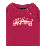John Richmond Felpa tinta unita Girocollo con Stampa Magenta per Neonata RIA25079FE MAGENTA JOHN RICHMOND 