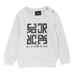John Richmond Completo 2Pz Felpa-Pantalone Tuta Grigio per Neonato RIA25087CF GRIGIO JOHN RICHMOND 