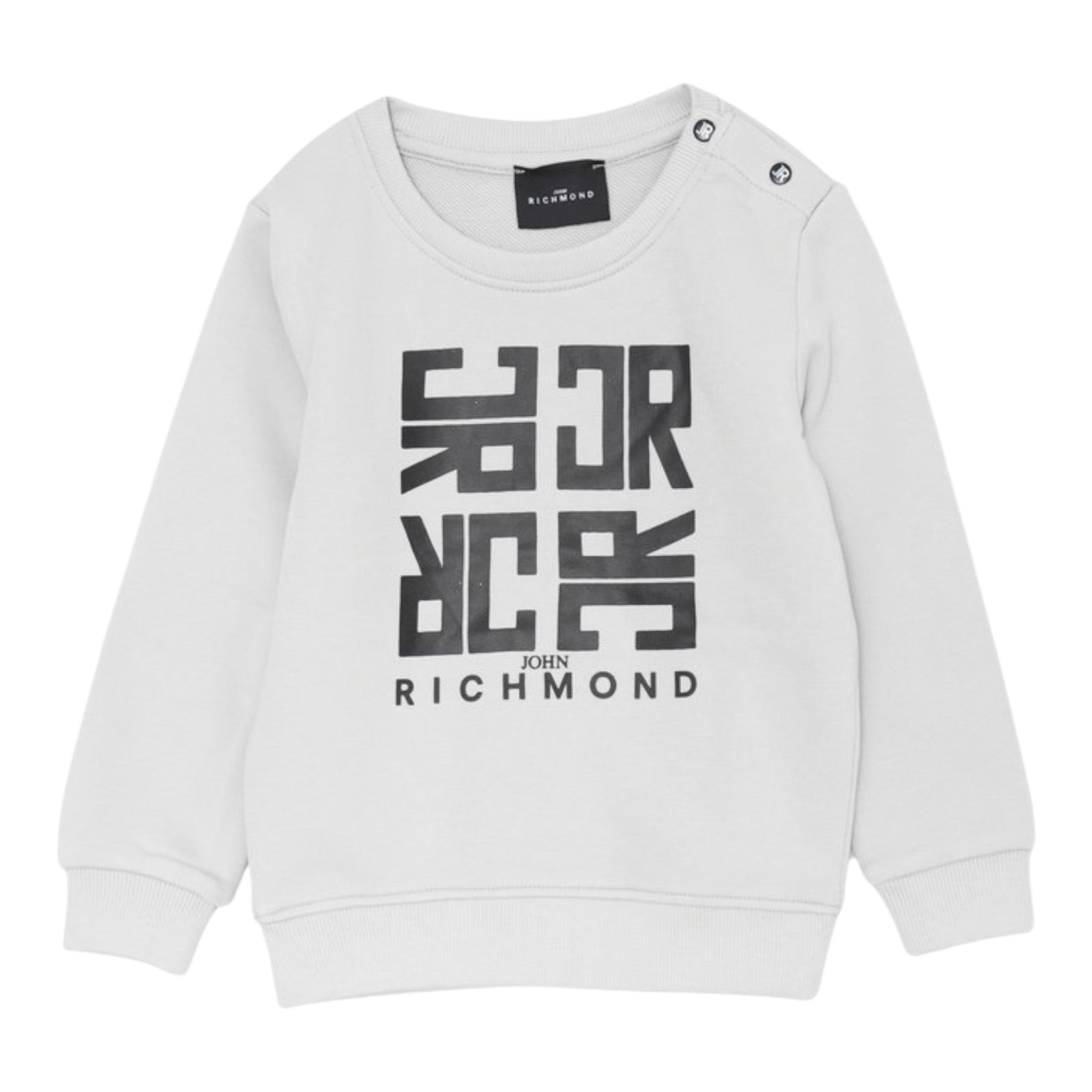 John Richmond Completo 2Pz Felpa-Pantalone Tuta Grigio per Neonato RIA25087CF GRIGIO JOHN RICHMOND 