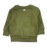 John Richmond Felpa tinta unita Girocollo con Stama Verde per Neonato RIA26003FE VERDE JOHN RICHMOND 