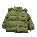 John Richmond Giubbino tinta unita con Zip E Cappuccio Verde per Neonato RIA26007PI VERDE JOHN RICHMOND 