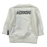 John Richmond Felpa Girocollo tinta unita con Stampa Bianco per Neonato RIA26043FE BIANCO JOHN RICHMOND 
