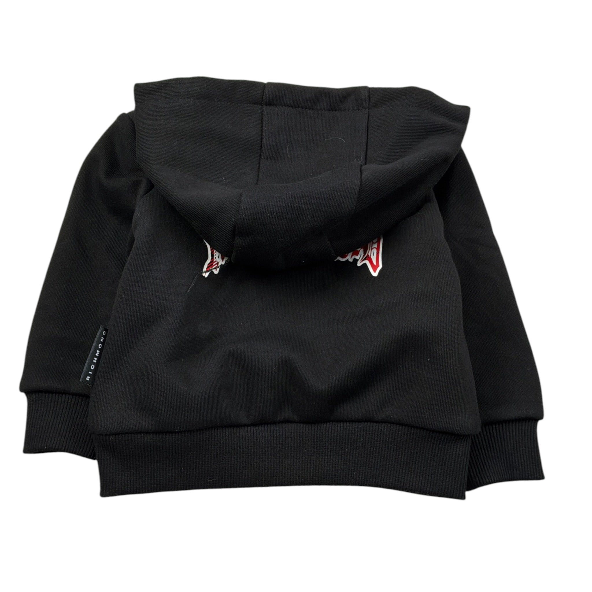 John Richmond Felpa tinta unita con Cappuccio Nero per Neonato RIA26050FE NERO JOHN RICHMOND 