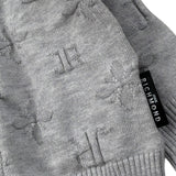 John Richmond Cardigan tinta unita con Logo Grigio per Neonato RIA26055CD GRIGIO JOHN RICHMOND 