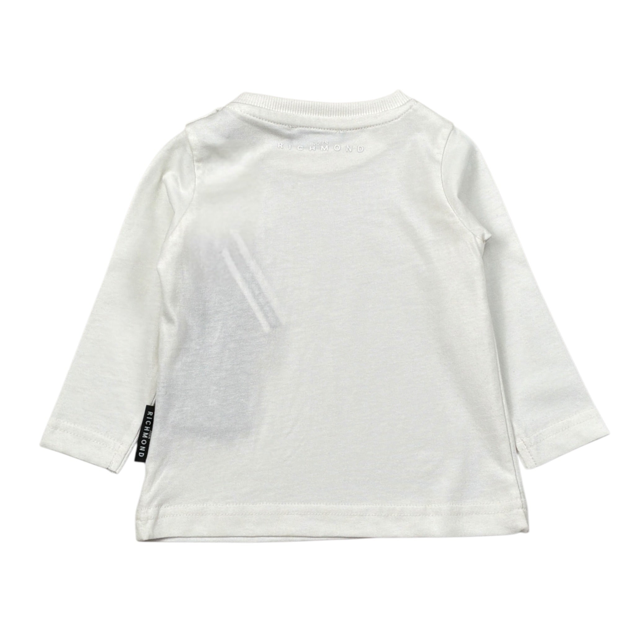John Richmond Shirt tinta unita con Bottoni Bianco per Neonato RIA26058TS BIANCO JOHN RICHMOND 