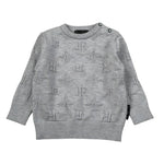 John Richmond Maglia tinta unita Logata Grigio per Neonato RIA26059MA GRIGIO JOHN RICHMOND 