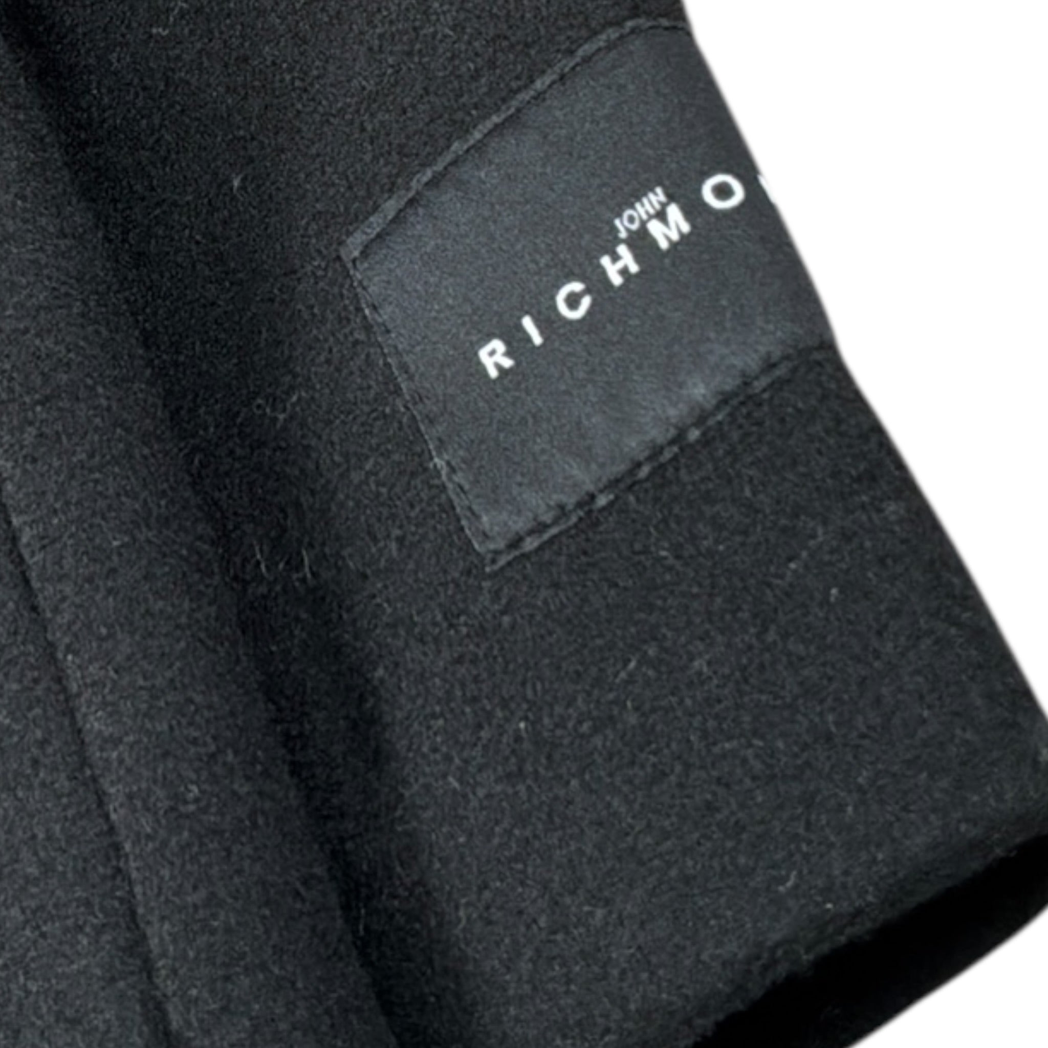 John Richmond Cappotto tinta unita con Logo Nero per Neonato RIA26062CP NERO JOHN RICHMOND 