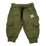 John Richmond Pantalone Modello Tuta tinta unita Verde per Neonato RIA26067PA VERDE JOHN RICHMOND 