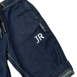 John Richmond Jeans tinta unita con Elastico In Vita Blu per Neonato RIA26070JE BLU JOHN RICHMOND 