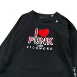John Richmond Shirt tinta unita con Stampa Nero per Neonata RIA26085TS NERO JOHN RICHMOND 