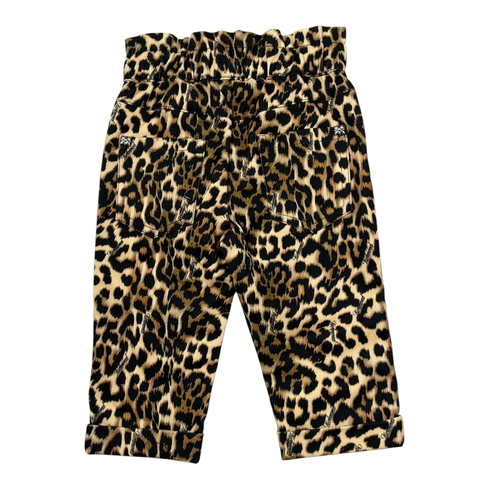 John Richmond Pantalone tinta unita con Fantasia Maculata Beige per Neonata RIA26087PA BEIGE JOHN RICHMOND 