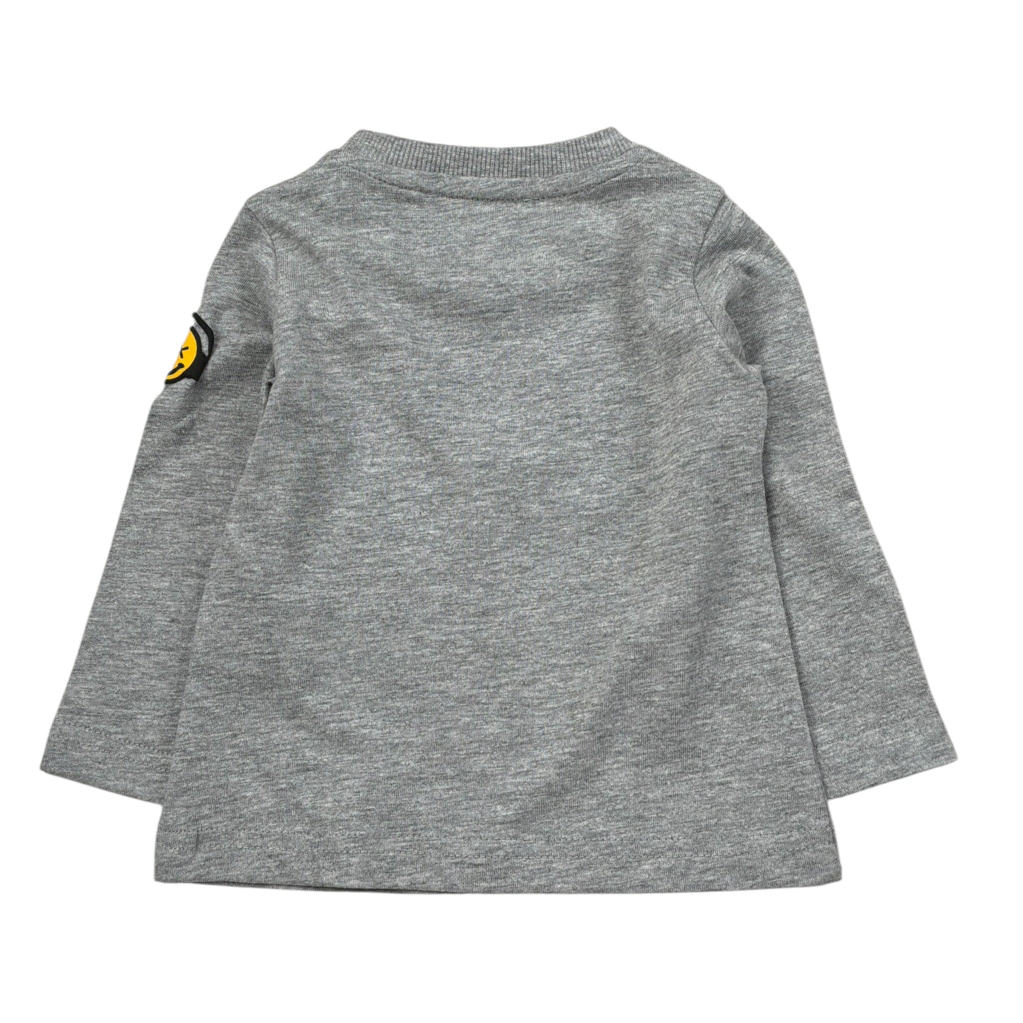 John Richmond Shirt Girocollo tinta unita con Stampa Grigio per Neonato RIA26112TS GRIGIO JOHN RICHMOND 