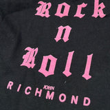 John Richmond Shirt tinta unita con Stampa Nero per Neonata RIA26131TS NERO JOHN RICHMOND 